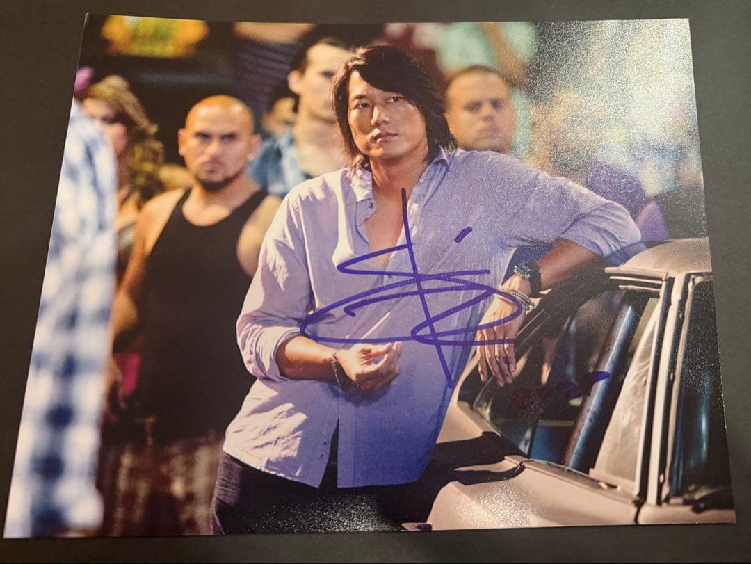 コミコンくじ　サン•カン　直筆サイン入りフォト　(ワイルドスピード　ハン)
