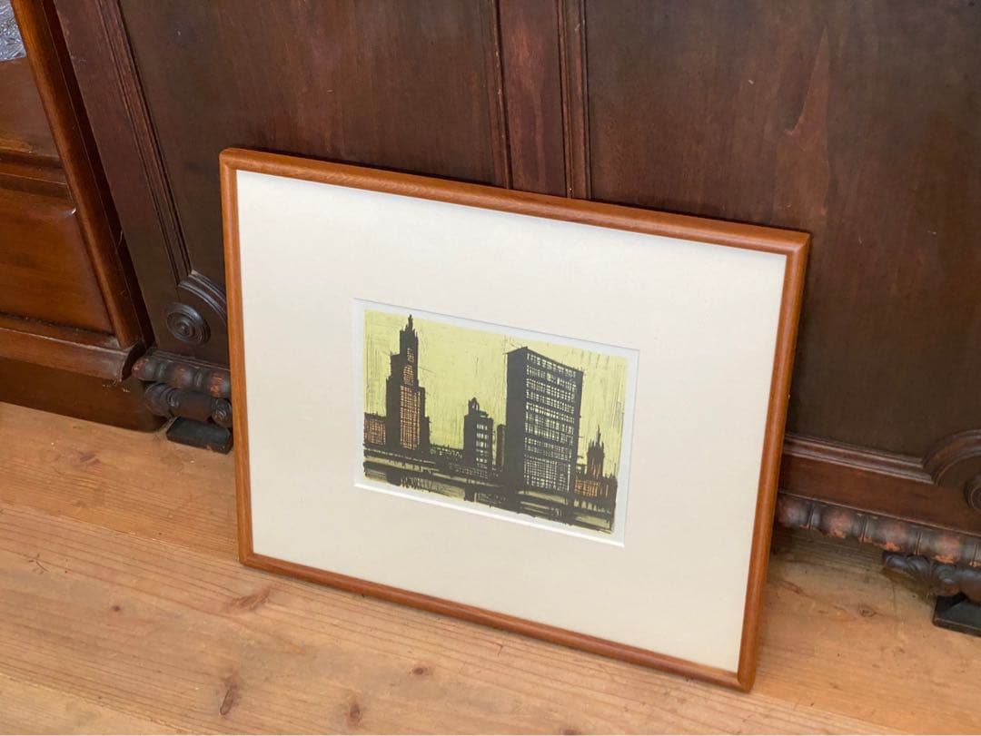 ベルナール・ビュッフェ アルバムニューヨーク 額縁 アート インテリア