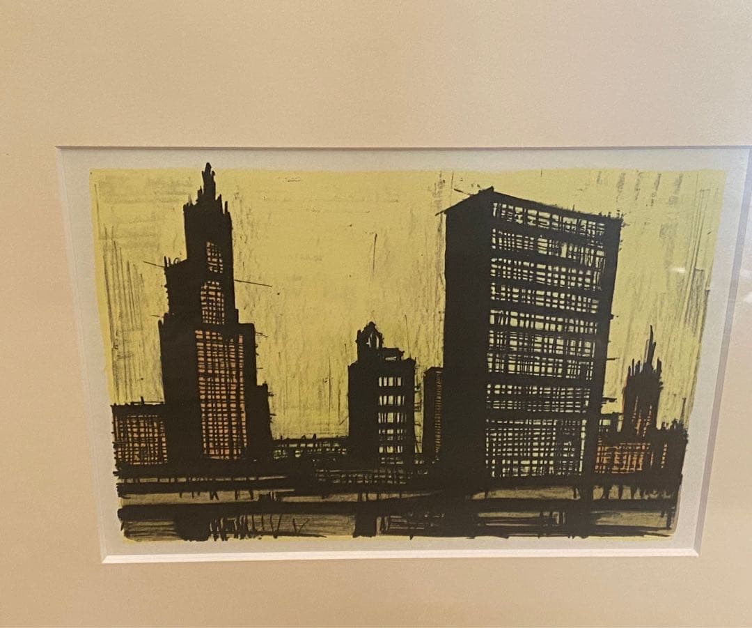 ベルナール・ビュッフェ アルバムニューヨーク 額縁 アート インテリア