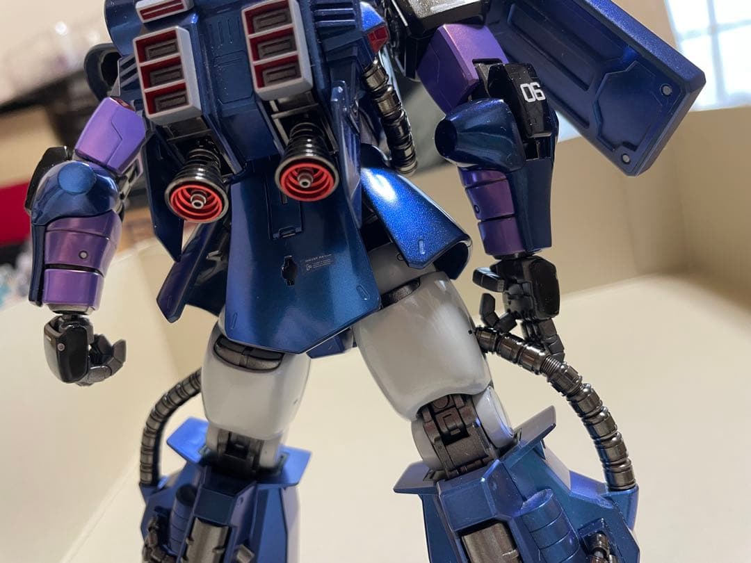 【全塗装、完成品】ザクII 黒い三連星仕様 Ver.2.0