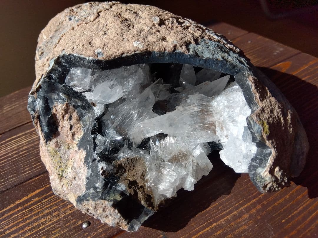 超希少品・約1.4kg・ステラビームカルサイト・世界に一つの原石・希少天然石