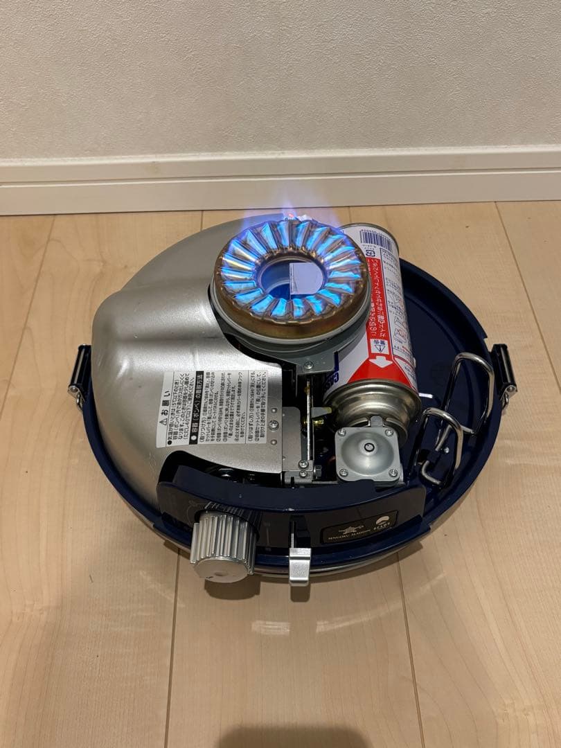 Aladdin✕BEAMS★ポータブル ガス ストーブ ★ネイビー★おまけ付き