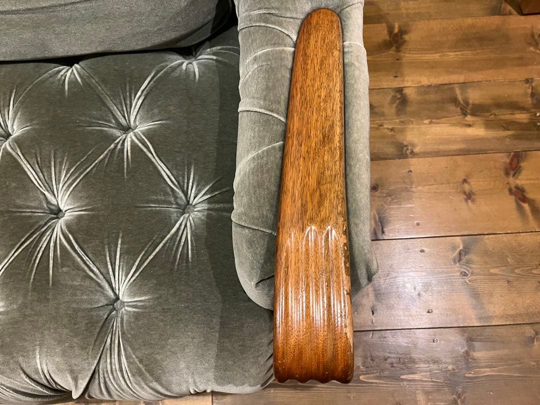 m　maruni ベルサイユ　3人掛け ソファ オットマン ベロア