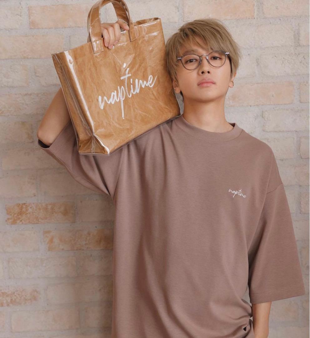 ナップタイム　naptime. Nissy 西島隆弘　刺繍Tシャツ　トートバック