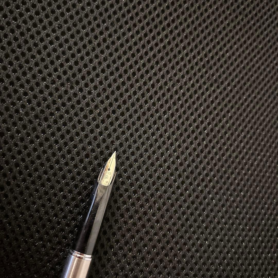 18KWG 細字 万年筆 PLATINUM プラチナ 昭和 レトロ アンティーク