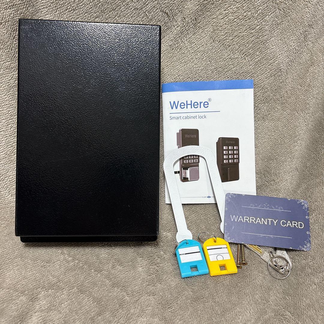 WeHere スマートキャビネットロック キーボックス 壁掛け ボックス