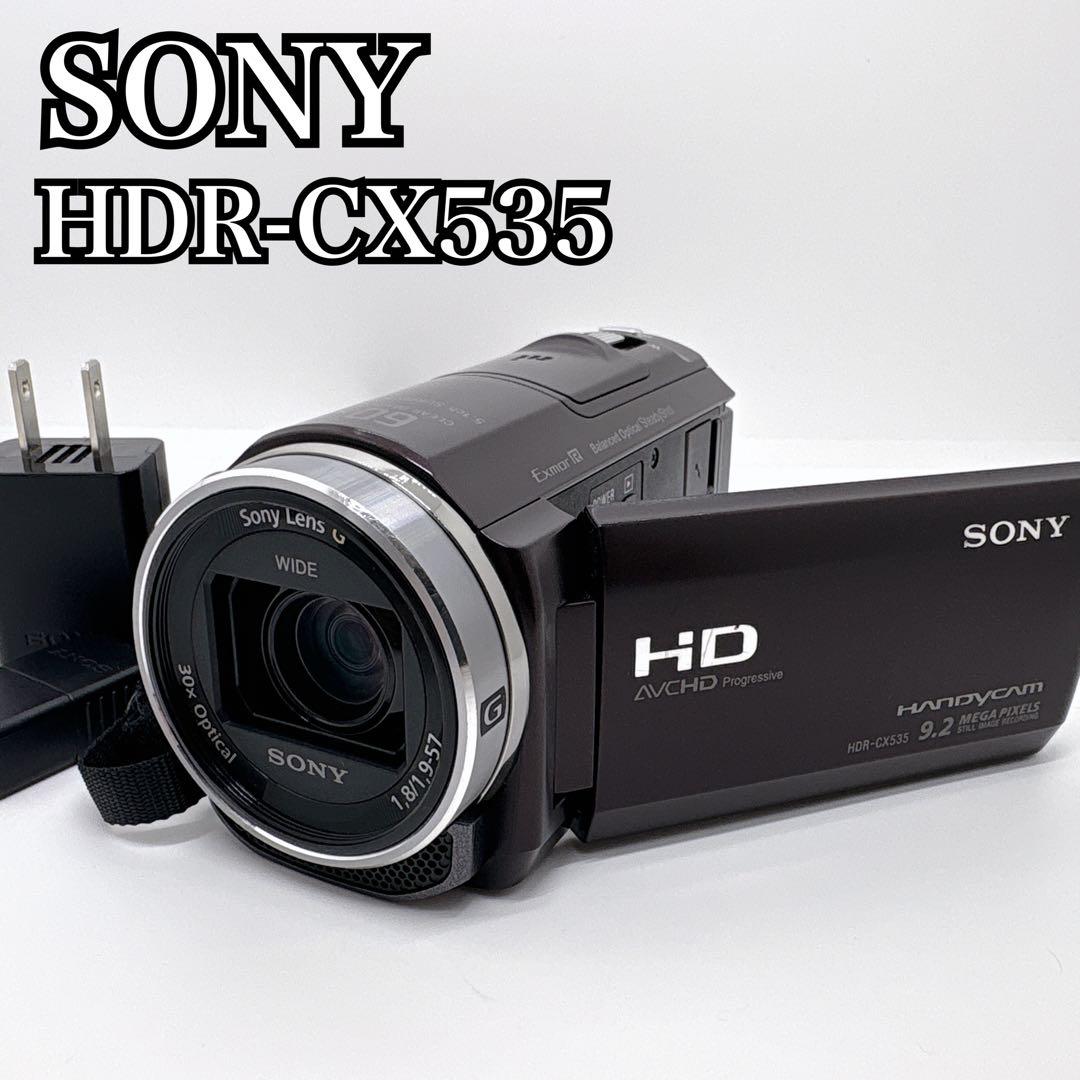 SONY HDR-CX535 ビデオカメラ ボルドーブラウン ハンディカム