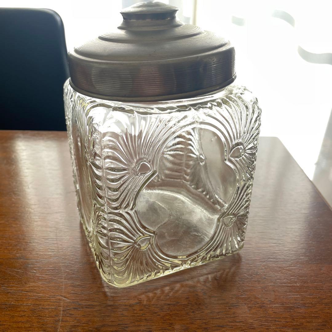 あめや瓶 シュガーポット ガラス瓶 和ガラス