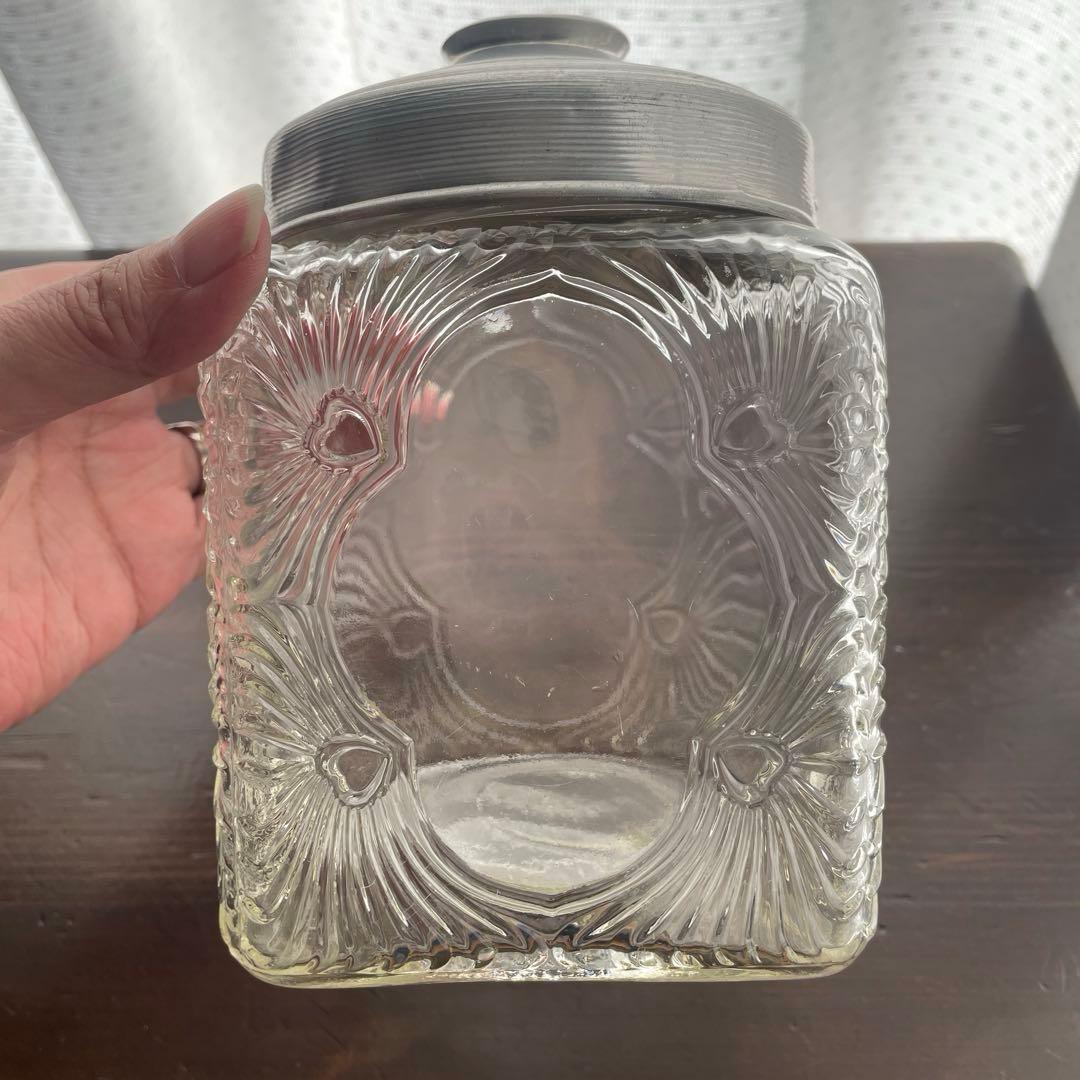 あめや瓶 シュガーポット ガラス瓶 和ガラス