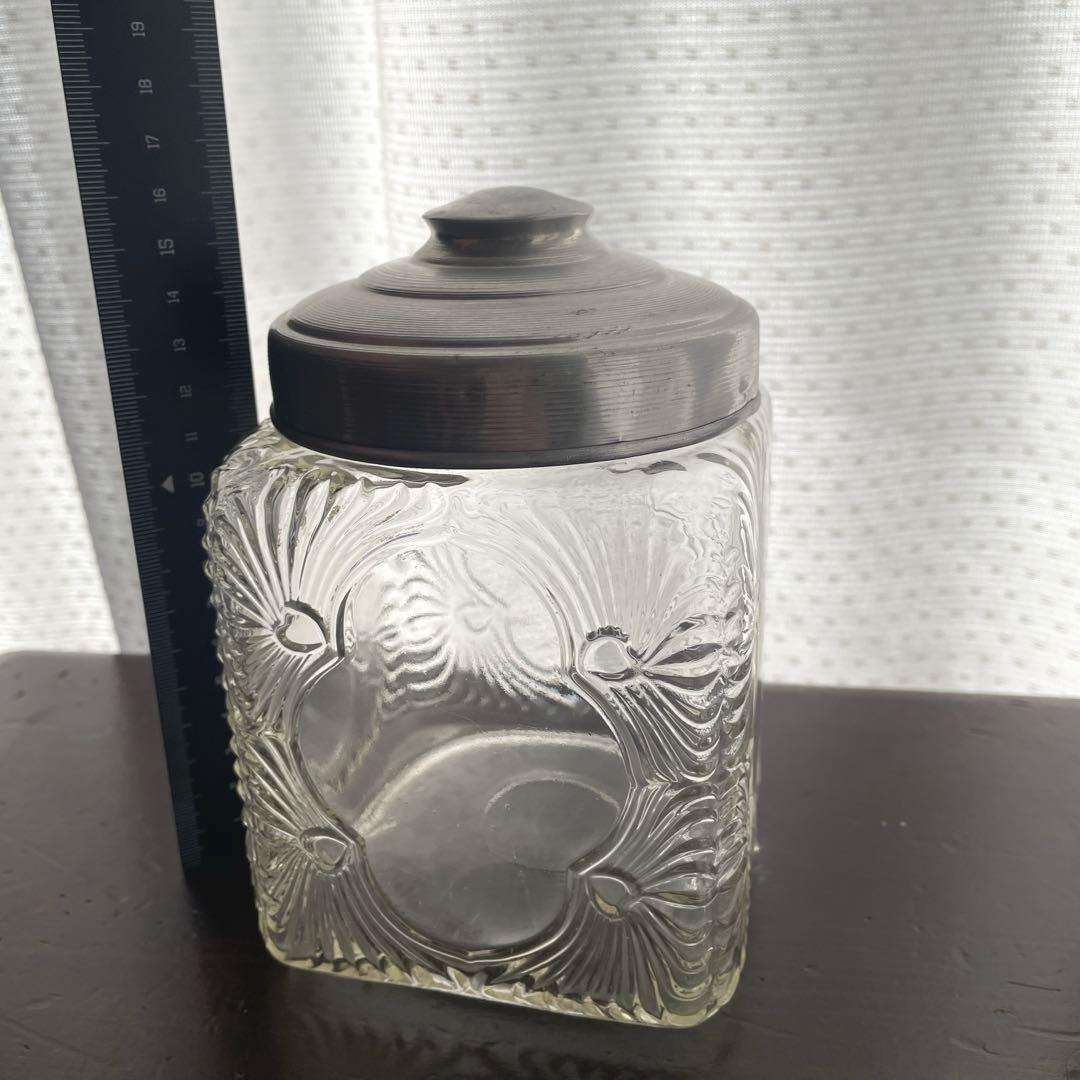 あめや瓶 シュガーポット ガラス瓶 和ガラス