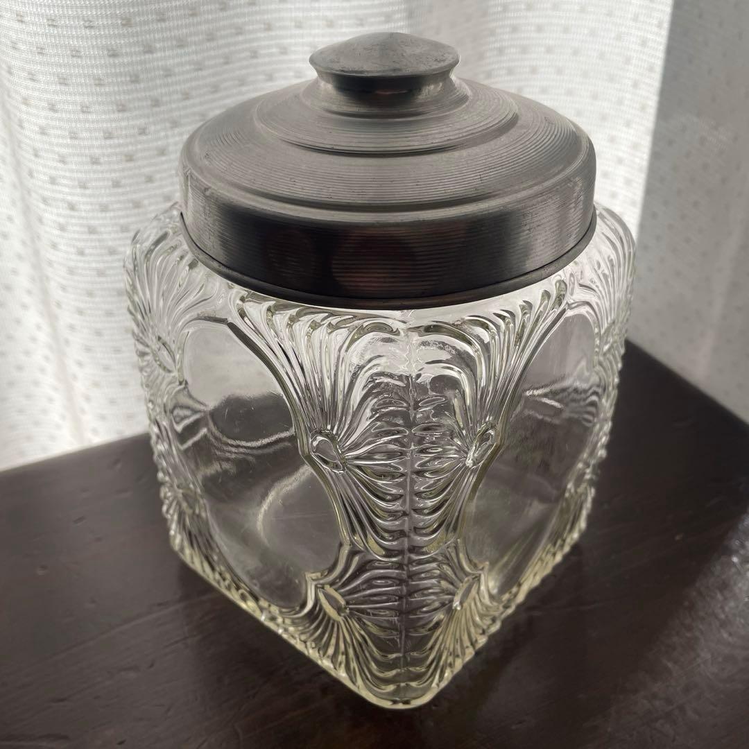 あめや瓶 シュガーポット ガラス瓶 和ガラス