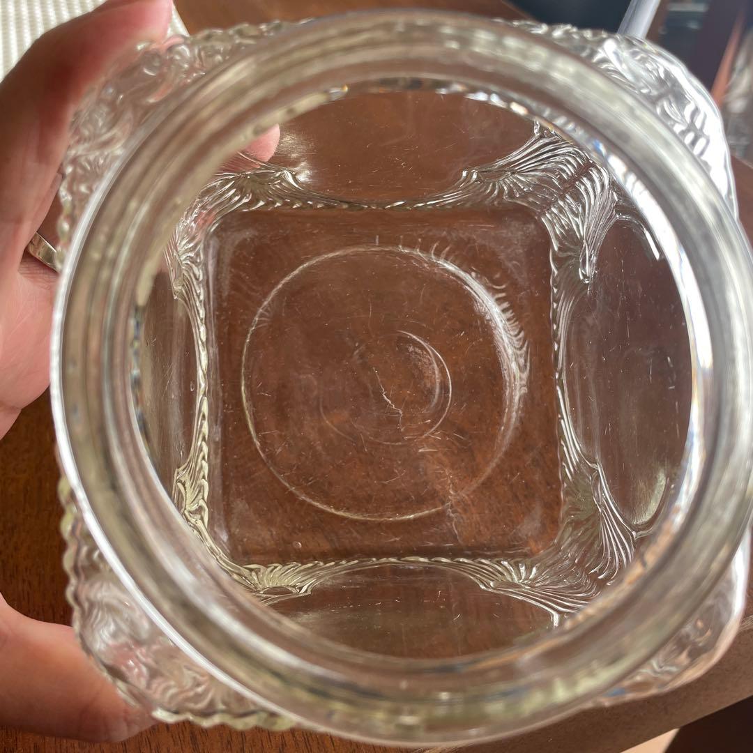 あめや瓶 シュガーポット ガラス瓶 和ガラス