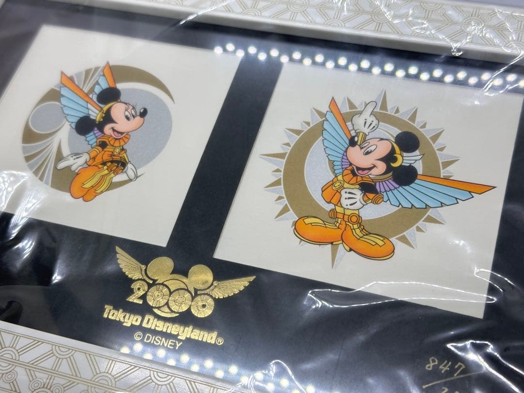 《希少》TDL 東京ディズニーランド　ミレニアム リトグラフ　世界限定2000個