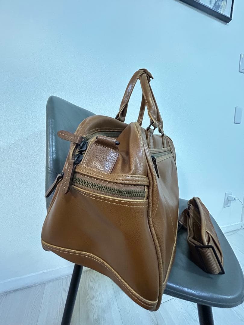 【希少】adidas ボストンバッグ ブラウン