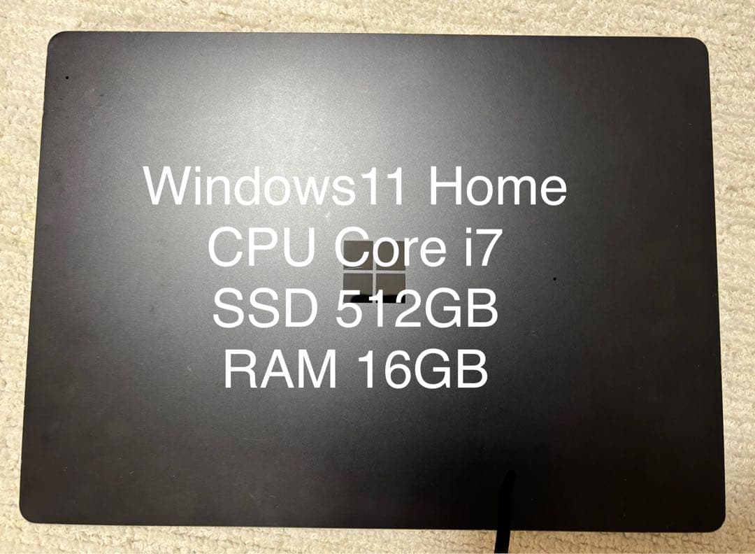 Surface Laptop3 10世代Corei7 16GB 512GB