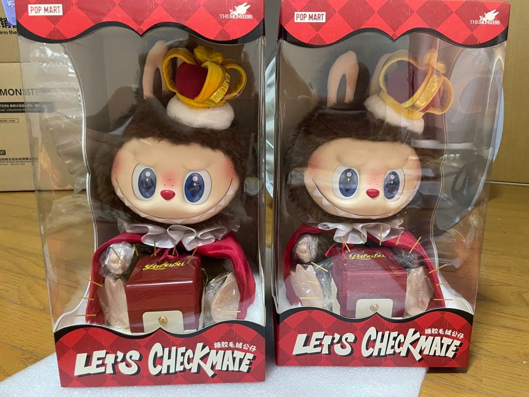 ぬいぐるみ POP MART Labubu LET'S CHECKMATE