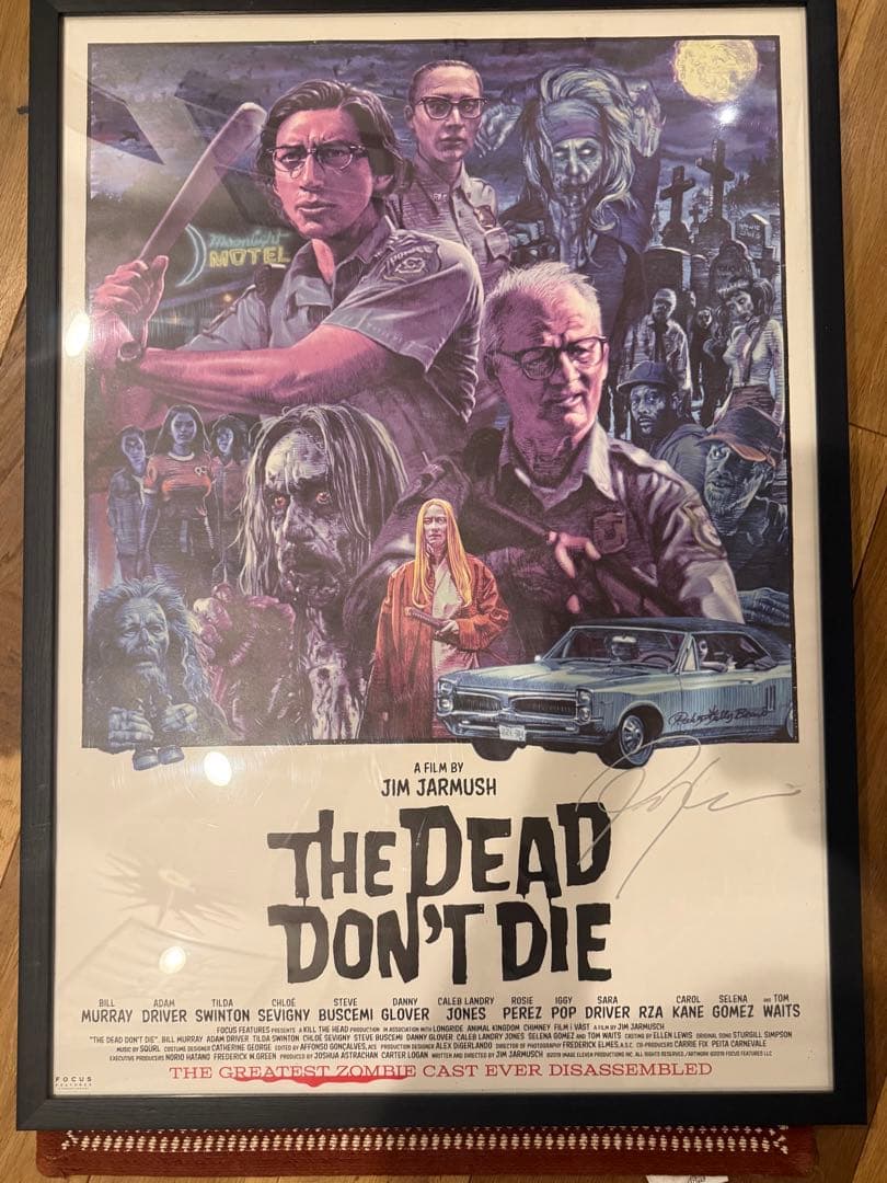 ロッキンジェリービーン　デッド・ドント・ダイ　ポスター　額縁はつきません