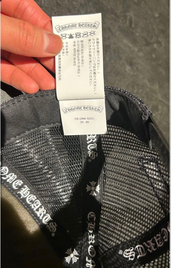 CHROME HEARTS キャップ 黒