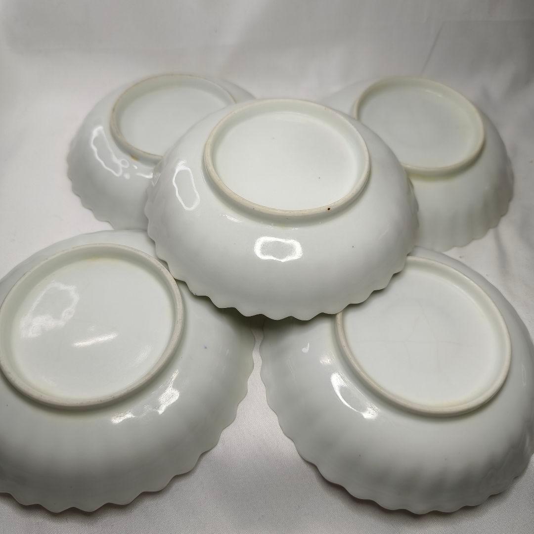 柿右衛門 小皿 5枚 手描き 桐箱入り 明治骨董 コレクター放出 旧家蔵出し