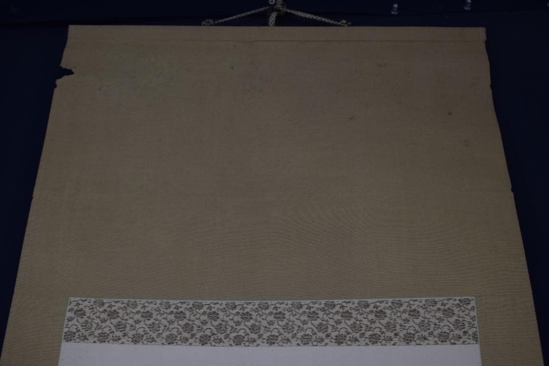 【真作】手島呉東/牡丹小禽図/小鳥/花鳥図/掛軸☆宝船☆Y-715　JM