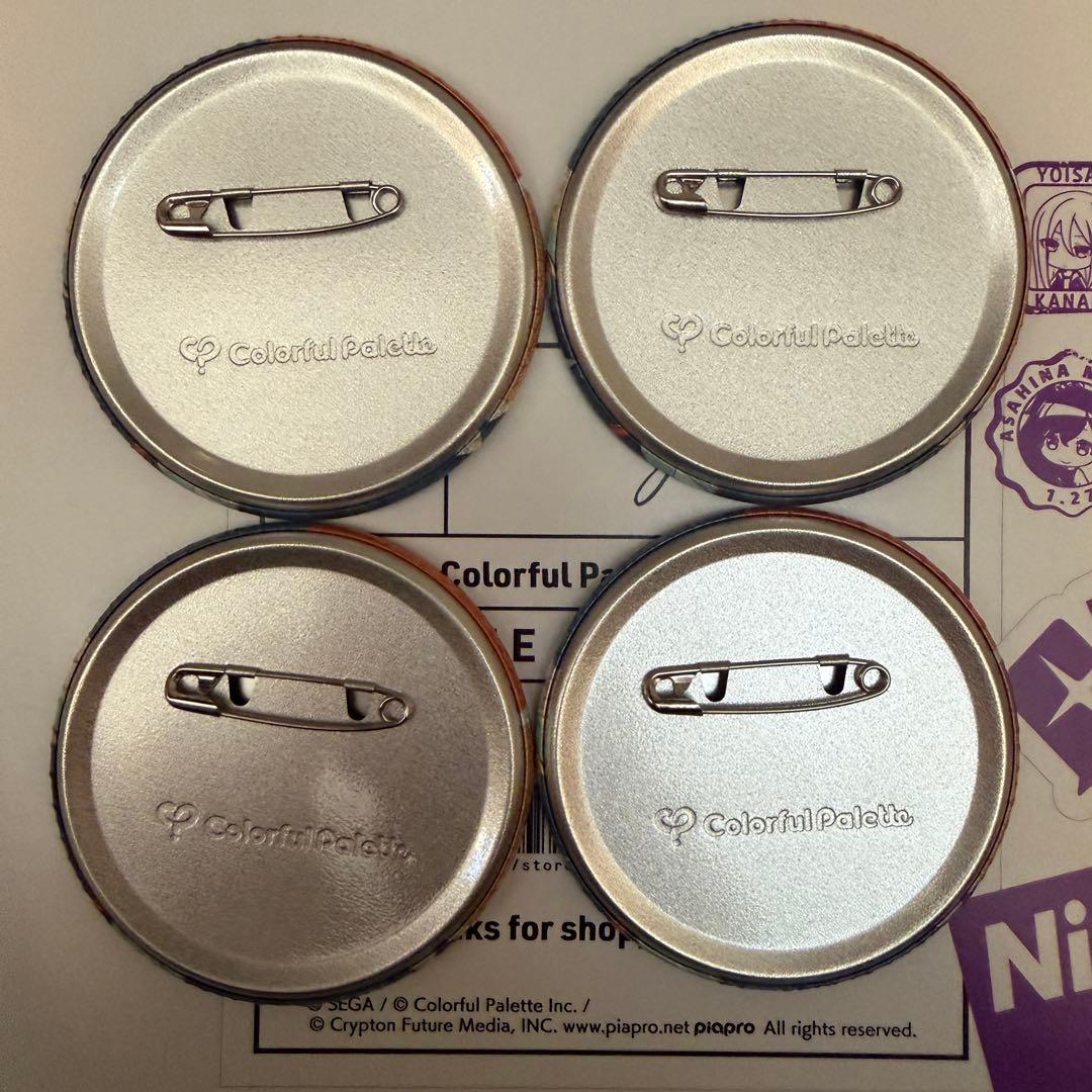 け*ま様 プロセカ グリッター缶バッジコレクション 東雲彰人 4点