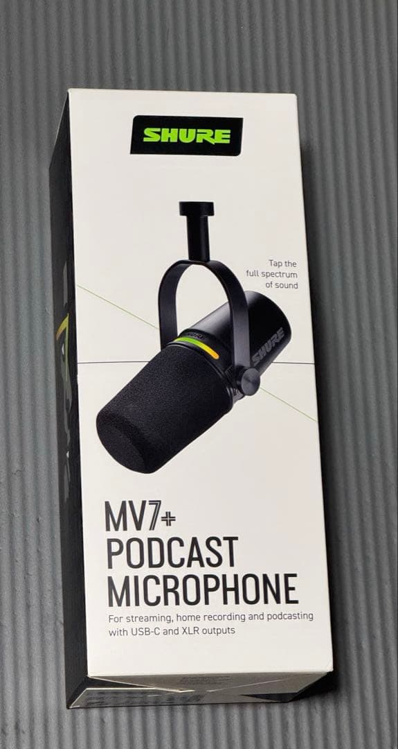 配信機器・PA機器・レコーディング機器 Shure MV7 Podcast Microphone