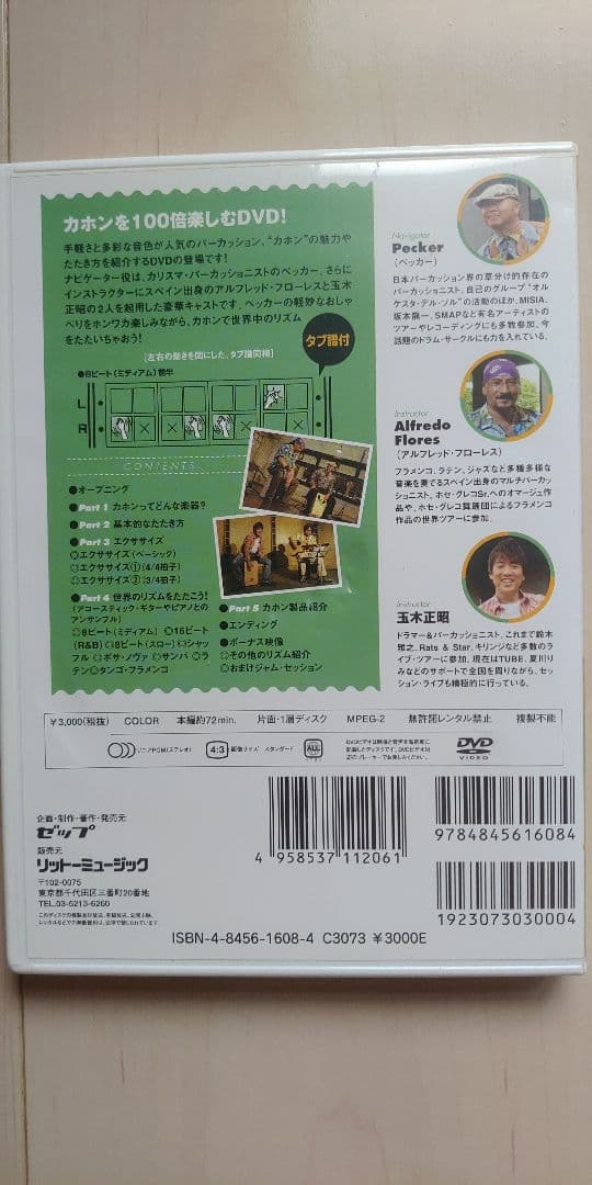 カホン【新品タグ付】専用ケース DVD付 希少 廃盤モデル