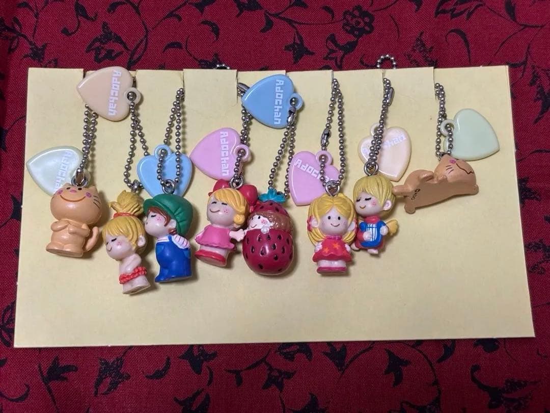 アドちゃん 水森亜土 キーホルダー 10個セット コンプリート