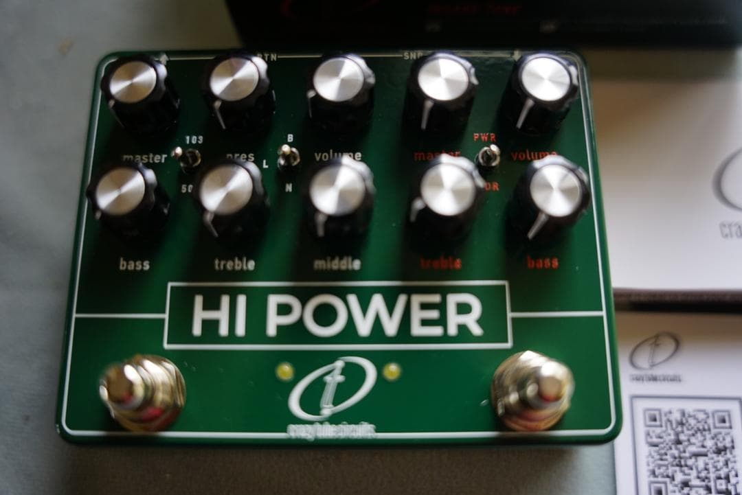 crazy tube circuits HI POWER ギターエフェクター