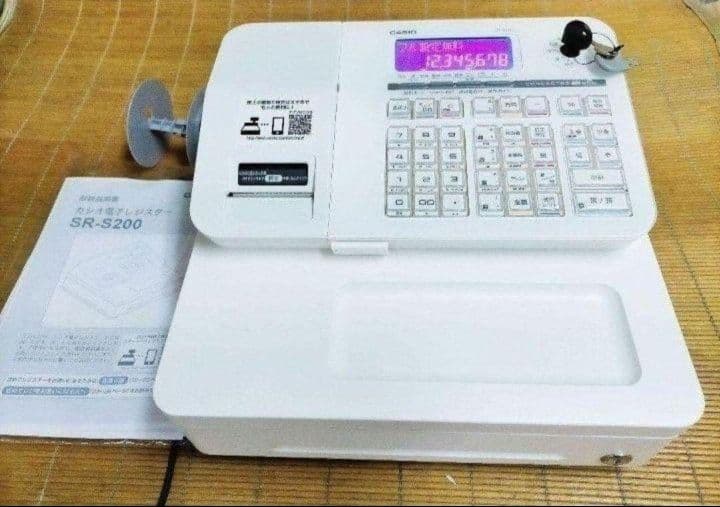 カシオレジスター　SR-S200　最新機種　スマホで設定売上管理　2502200