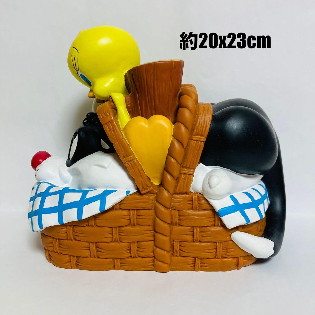 ★希少1999年ヴィンテージ　トゥイーティー＆シルベスター　ソフビ貯金箱　80