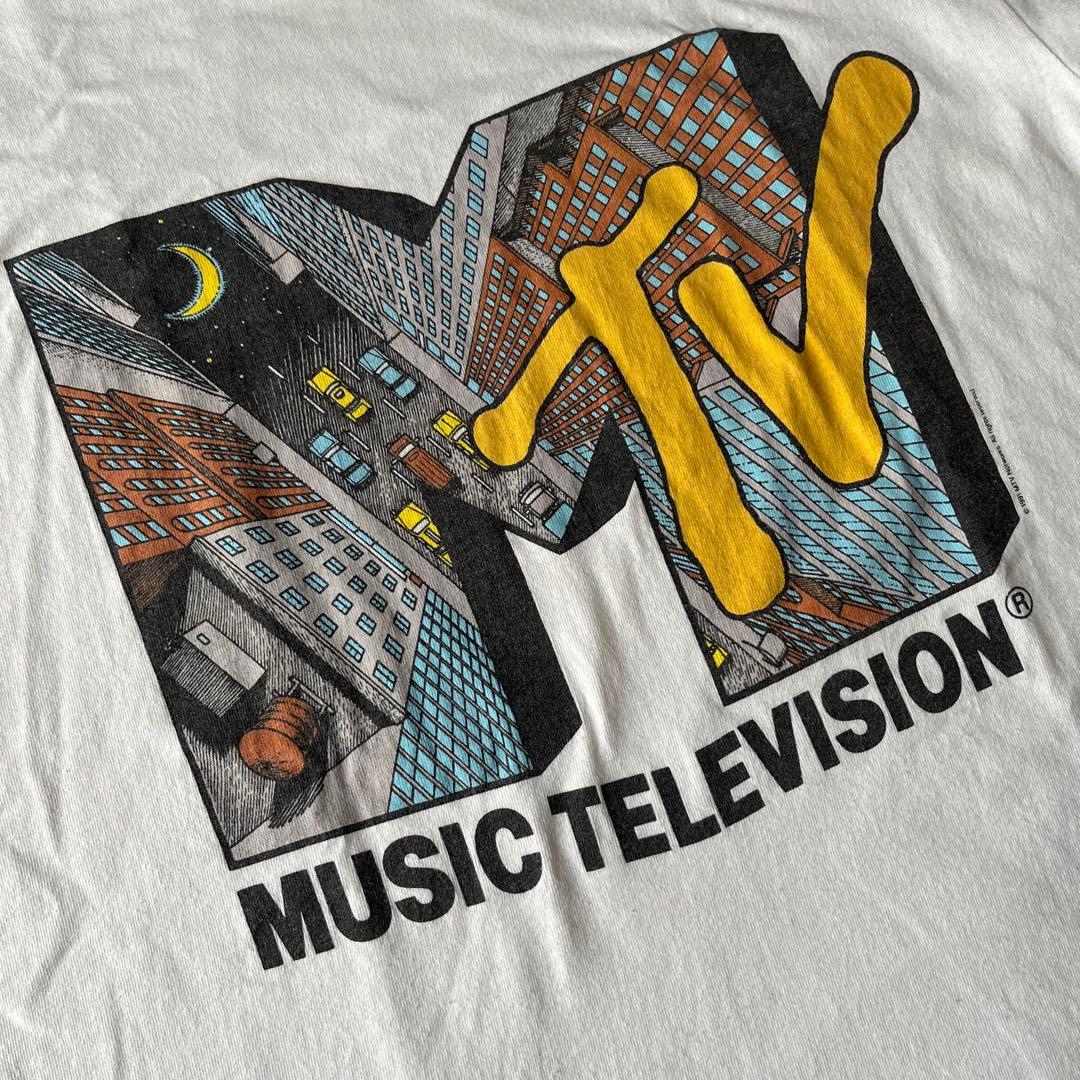 貴重 MTV 1991年 ヴィンテージ Tシャツ サイズL 美品