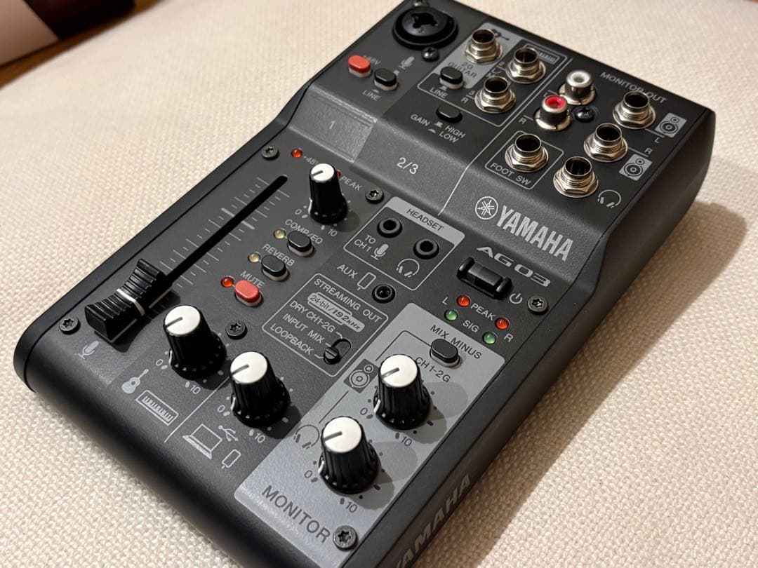 YAMAHA ライブストリーミングミキサー AG03MK2
