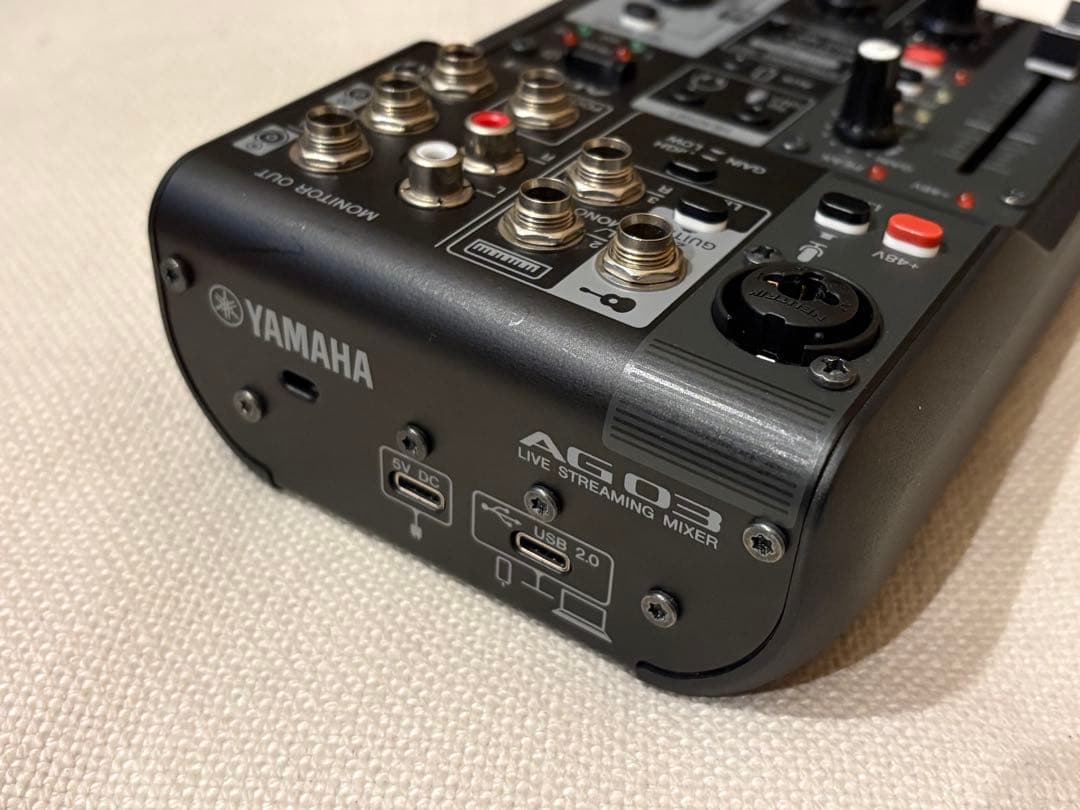 YAMAHA ライブストリーミングミキサー AG03MK2