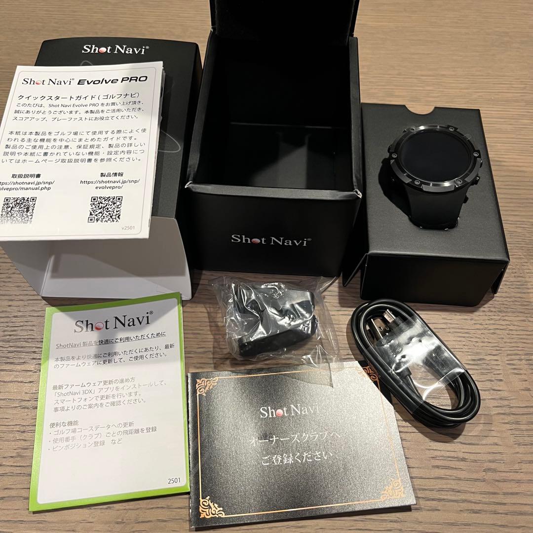 【新品未使用】Shot Navi Evolve PRO ゴルフ GPS ウォッチ