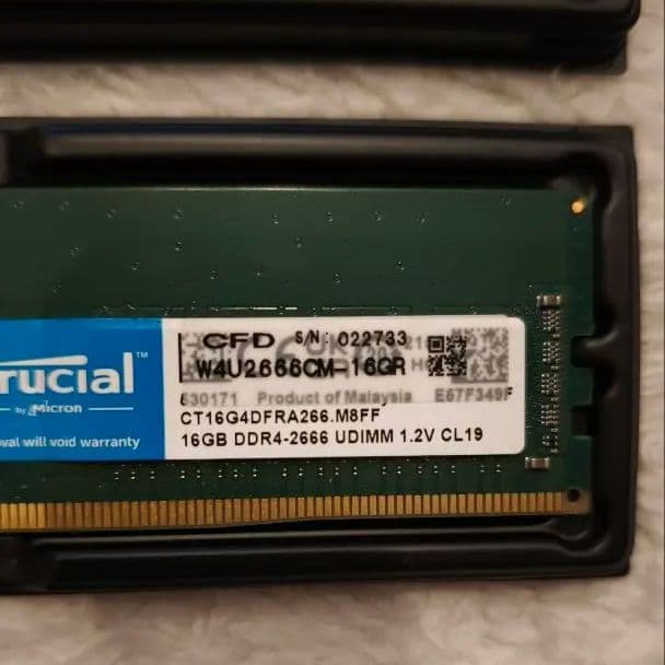 ア*ア様 Crucial 32GB DDR4 2666MHz メモリー