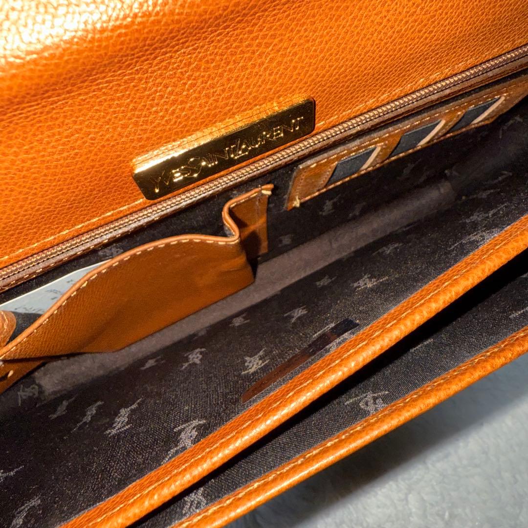 ⭐️未使用品⭐️　イヴサンローラン　カサンドラ　ブリーフケース　フラップ　レザー