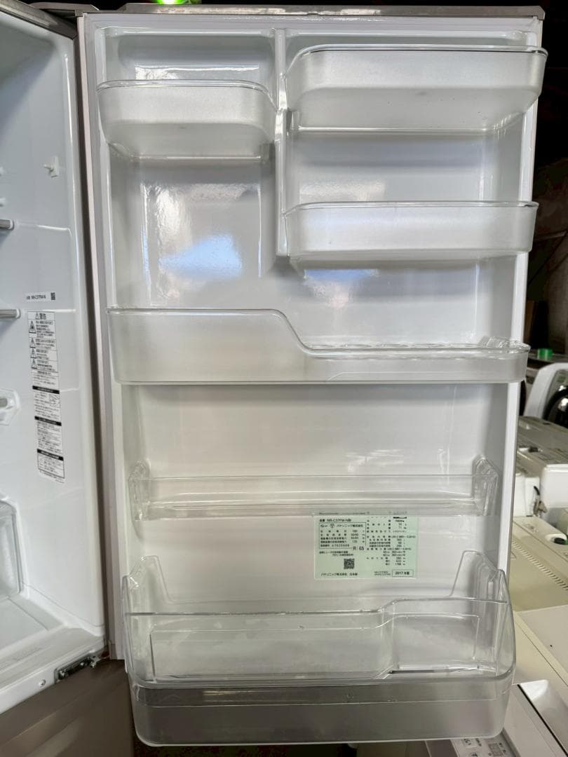 大阪送料無料★3か月保障付き★冷蔵庫★2017年★NR-C37FM-N★R-65