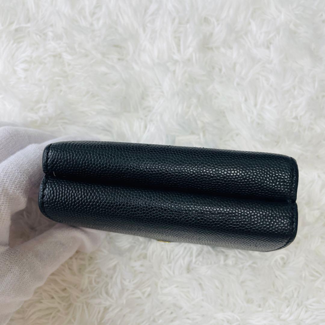 近年✨極美品 TBロゴ バーバリー 三つ折り財布 コンパクトウォレット ミニ財布