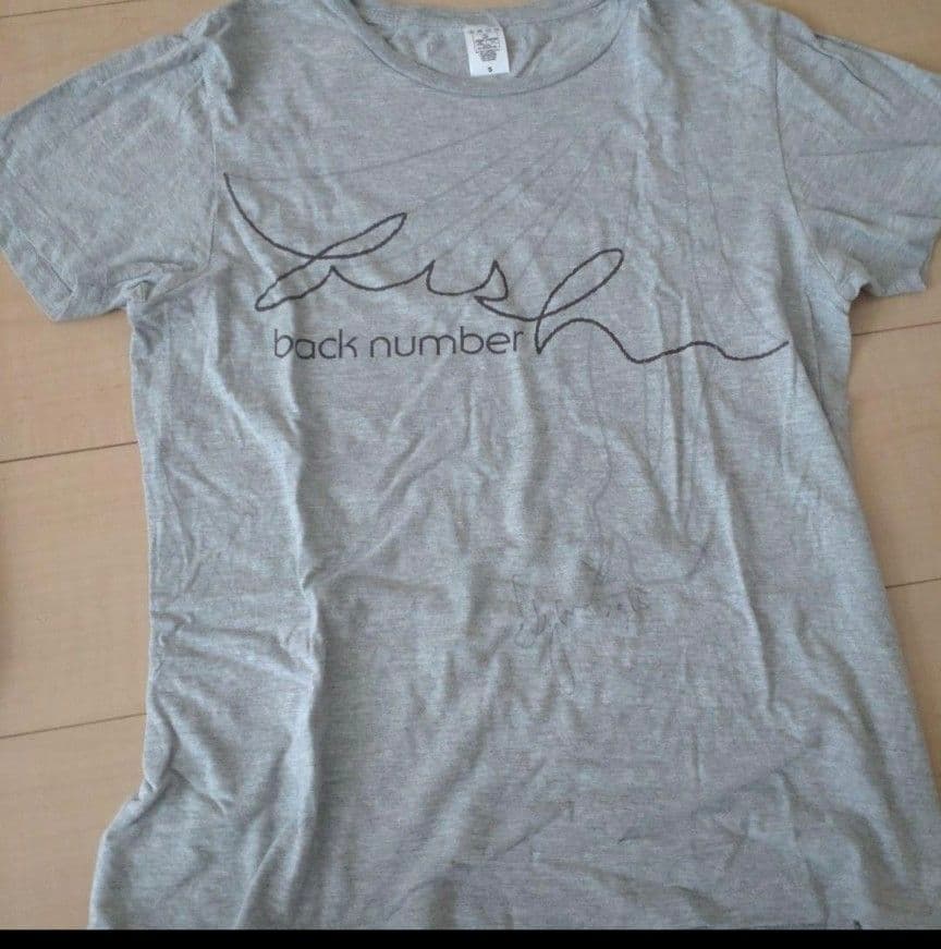 back number fishTシャツ 清水依与吏直筆サイン
