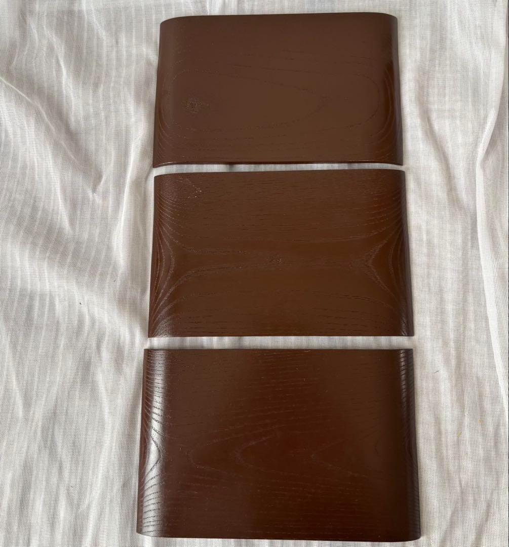 Ay96 讃岐彫　篠原如雪　銘々菓子器　菓子皿　5客　昆虫　木彫　骨董　日本美術