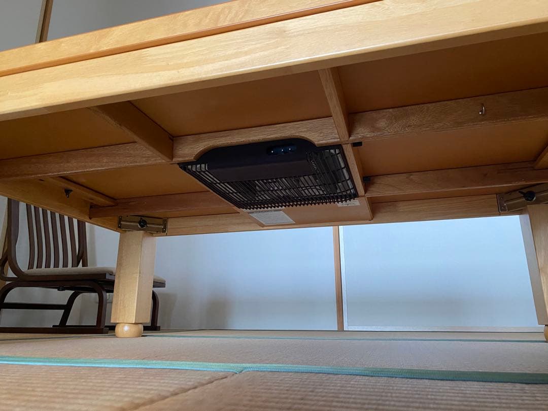 新品未使用　木製ヒーター内蔵こたつ