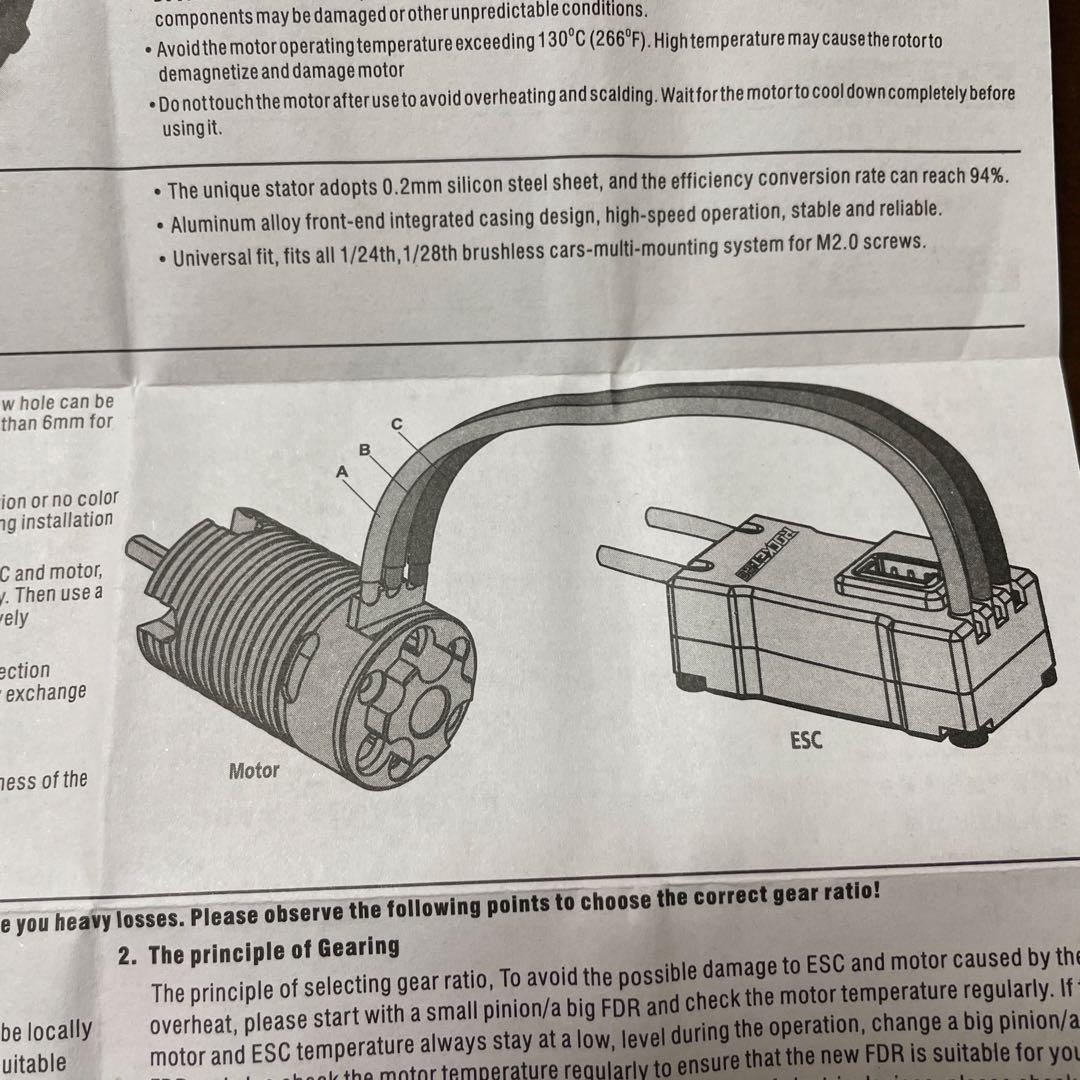 ROCKET-RC ブラシレスモータートラック用 交換部品 MINI 1410