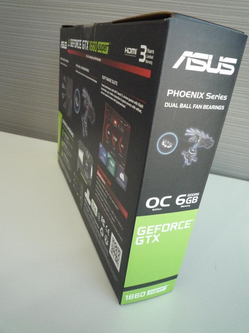 ASUS GeForce GTX1660スーパー パーツ 6GB GDDR6