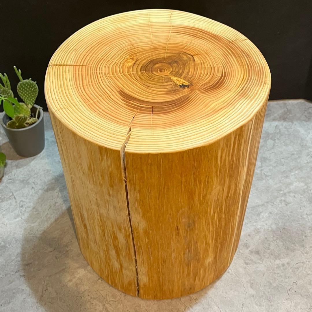 788 切り株　丸太　輪切り　スツール　丸太椅子　チェア　オブジェ　インテリア