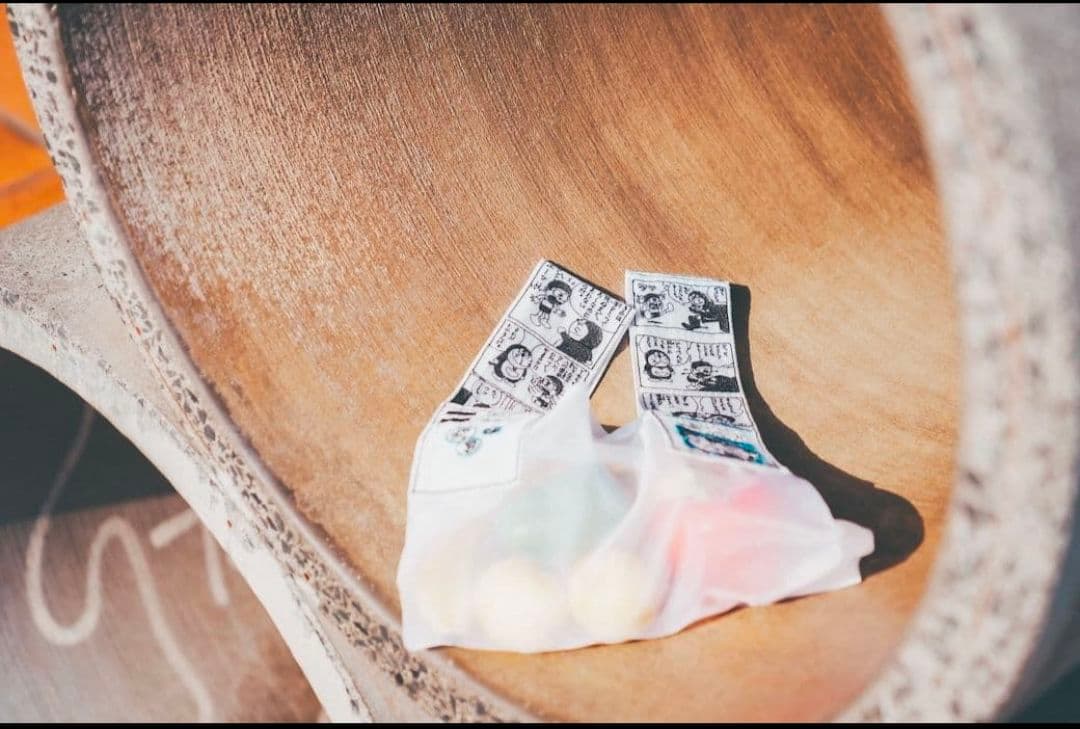 専用　折りたたみ傘&ブリジットタナカマンガのコマバッグ　藤子ミュージアム