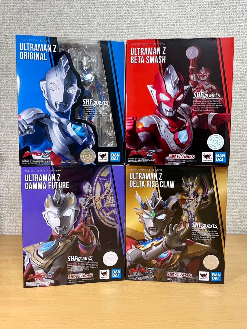 【美品・未開封含む】SHFiguarts ウルトラマンゼット 4体セット Z