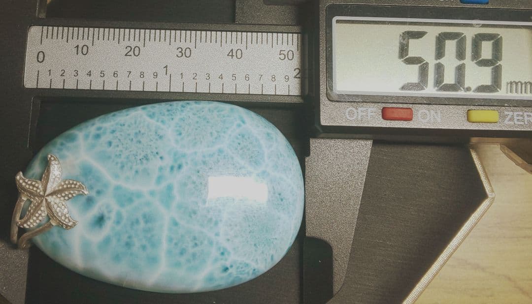 Timmy 赤売❣️ ラリマー ペンダントトップ【ドミニカ共和国産】