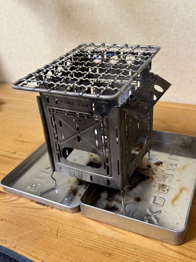 「チタン製」ファイヤーボックス 焚き火台
