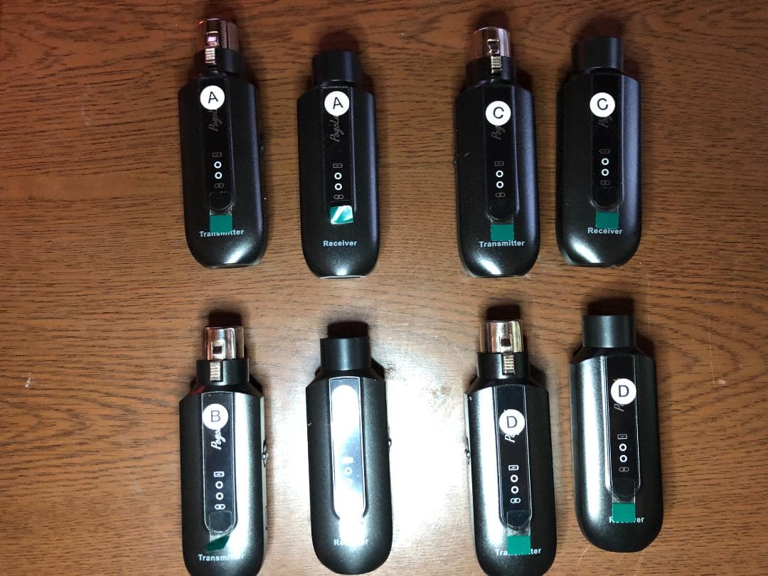 ビ*ー様 PogoLab ワイヤレストランスミッター レシーバーセット×４セット